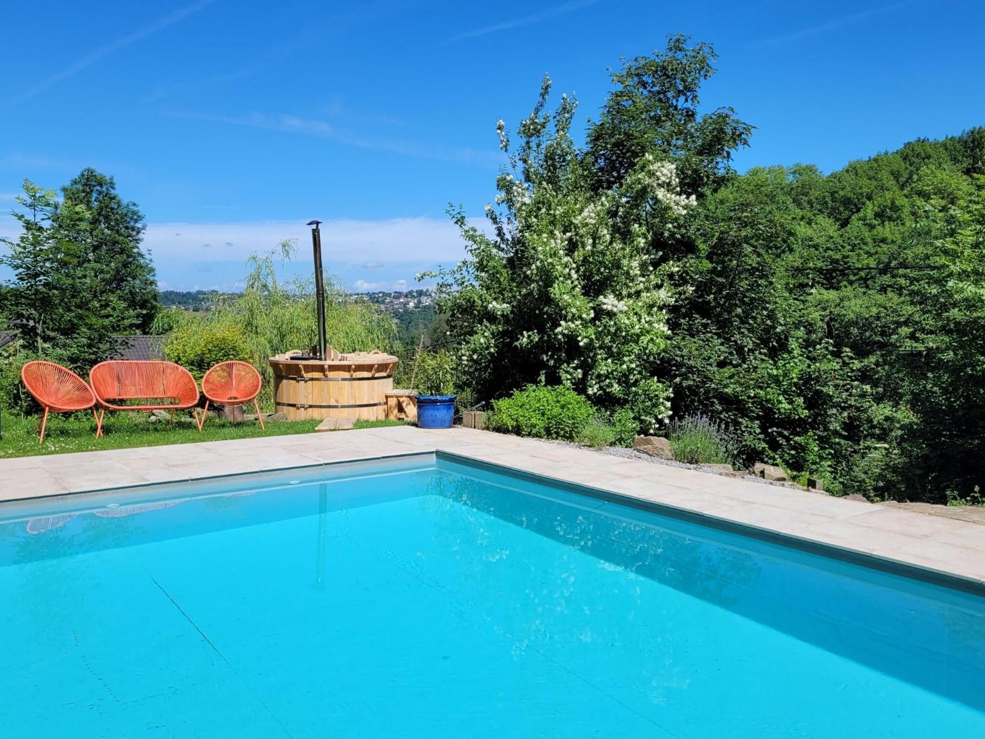 Nice Holiday Home In Nature With Sauna, Hot Tub En Swimming Pool Verviers Buitenkant foto